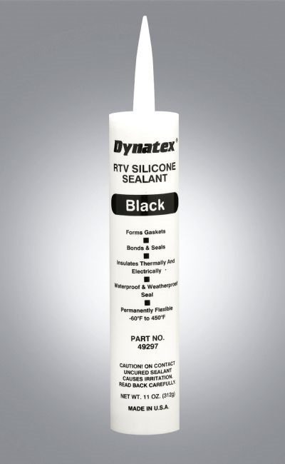 Waterproof Black Silicone Adhesive Sealant, 11 oz. Cartridge