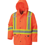 PIO 5575A – 450D Hi-Viz 100% Waterproof Jacket – Product Image
