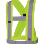 PIO 5490 – Hi-Viz CSA Adjustable Safety Sash – Gal Image 3