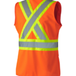 PIO 136 – Hi-Viz Women’s Safety Vest – Gal Img 1