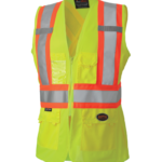 PIO 136 – Hi-Viz Women’s Safety Vest – Gal Img 2