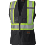 PIO 136 – Hi-Viz Women’s Safety Vest – Gal Img 4