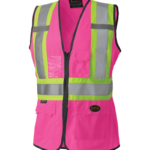 PIO 136 – Hi-Viz Women’s Safety Vest – Gal Img 6