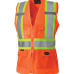 PIO 136 – Hi-Viz Women’s Safety Vest – Prod Img