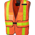 PIO 145 – Hi-Viz Pocketed All-Purpose Vest – Prod Img