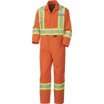 PIO 5513 – Hi-Viz Industrial Wash Safety Poly-Cotton Coverall – Prod Img
