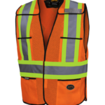 PIO 6926 – Hi-Viz Traffic Vest – Prod Img