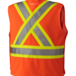 PIO 6930 – Hi-Viz Drop Shoulder Safety Tear-Away Vest – Gal Img 1