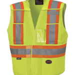 PIO 6930 – Hi-Viz Drop Shoulder Safety Tear-Away Vest – Gal Img 2
