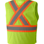 PIO 6932 – Hi-Viz Mesh Drop Shoulder Safety Tear-Away Vest – Gal Img 3