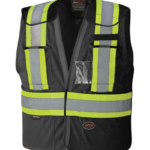 PIO 6932 – Hi-Viz Mesh Drop Shoulder Safety Tear-Away Vest – Gal Img 4