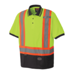 PIO 6986 – Birdseye Safety Polo Shirt – Gal Img 2