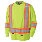 PIO 6995 – Birdseye Long-Sleeved Safety Shirt – Gal Img 2