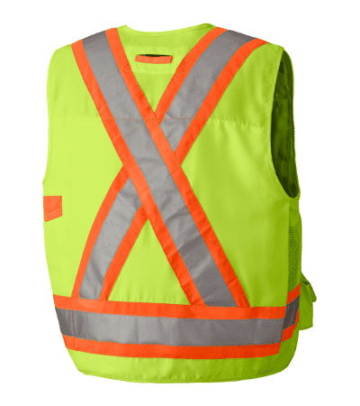 PIO 6692 – Pioneer Hi-Viz 150D Surveyor's Safety Vest – Gal Img 3