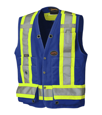 PIO 6692 – Pioneer Hi-Viz 150D Surveyor’s Safety Vest – Gal Img 4