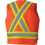 PIO 6695 – Hi-Viz Drop Shoulder Tear-Away Surveyor’s Safety Vest – Gal Img 1