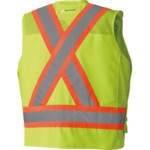 PIO 6695 – Hi-Viz Drop Shoulder Tear-Away Surveyor’s Safety Vest – Gal Img 3