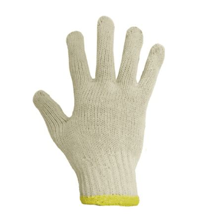 Ronco Care Poly/Cotton String Knit Glove with PVC Dots