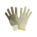 Ronco Care Poly/Cotton String Knit Glove with PVC Dots