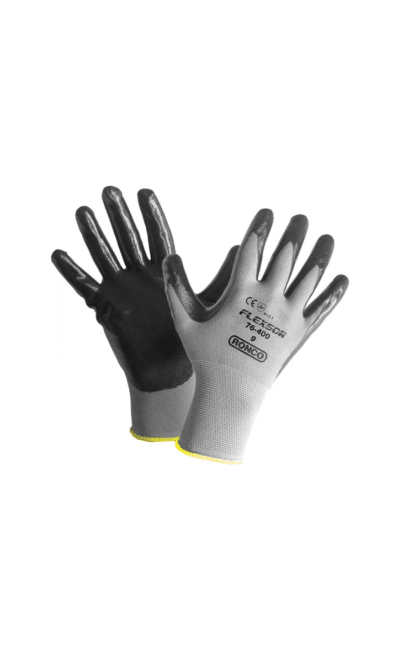 RON 76-400 - Ronco Flexsor Nitrile Palm Coated Nylon Glove - Prod Img